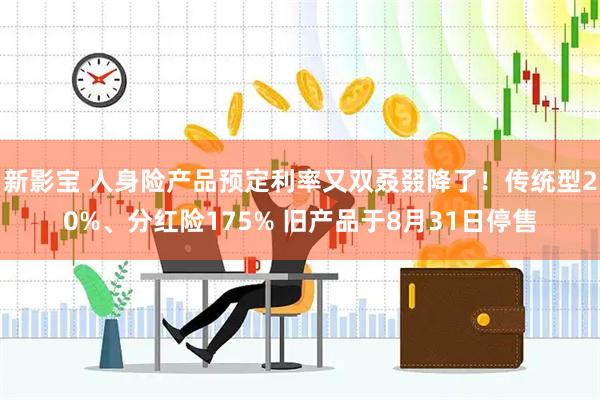 新影宝 人身险产品预定利率又双叒叕降了！传统型20%、分红险175% 旧产品于8月31日停售